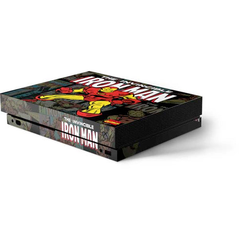 Marvel Classic Comics Iron Man Action Vintage Xbox One Skins
